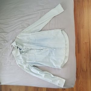 Blue button down shirt